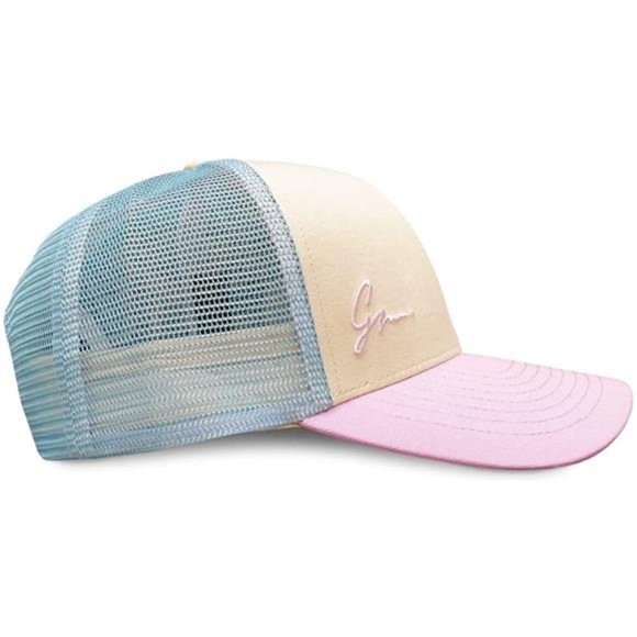 BEACH Trucker Hats for Women Classic Blue & Lavender